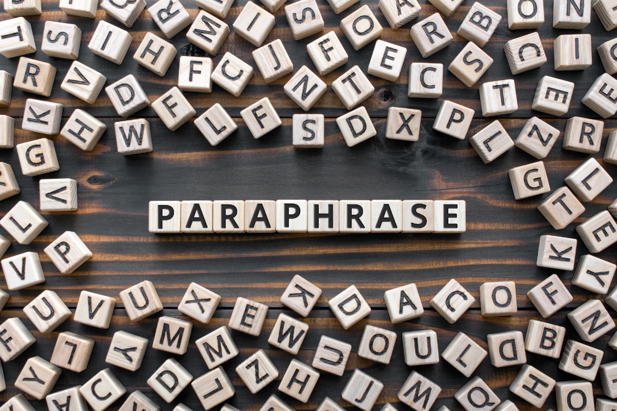 paraphrasing tool with word count